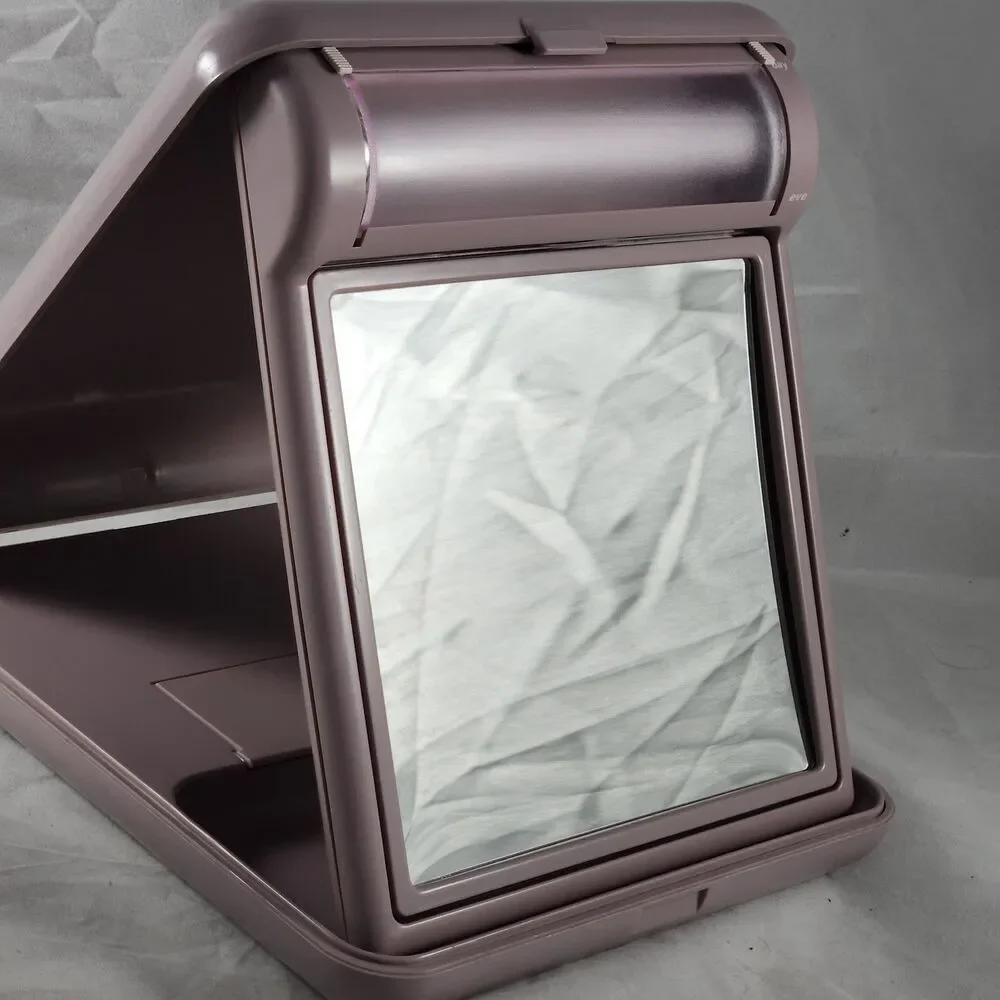 Vintage Clairol Pretty Looks Anywhere Portable Lighted Mirror Working LM-9